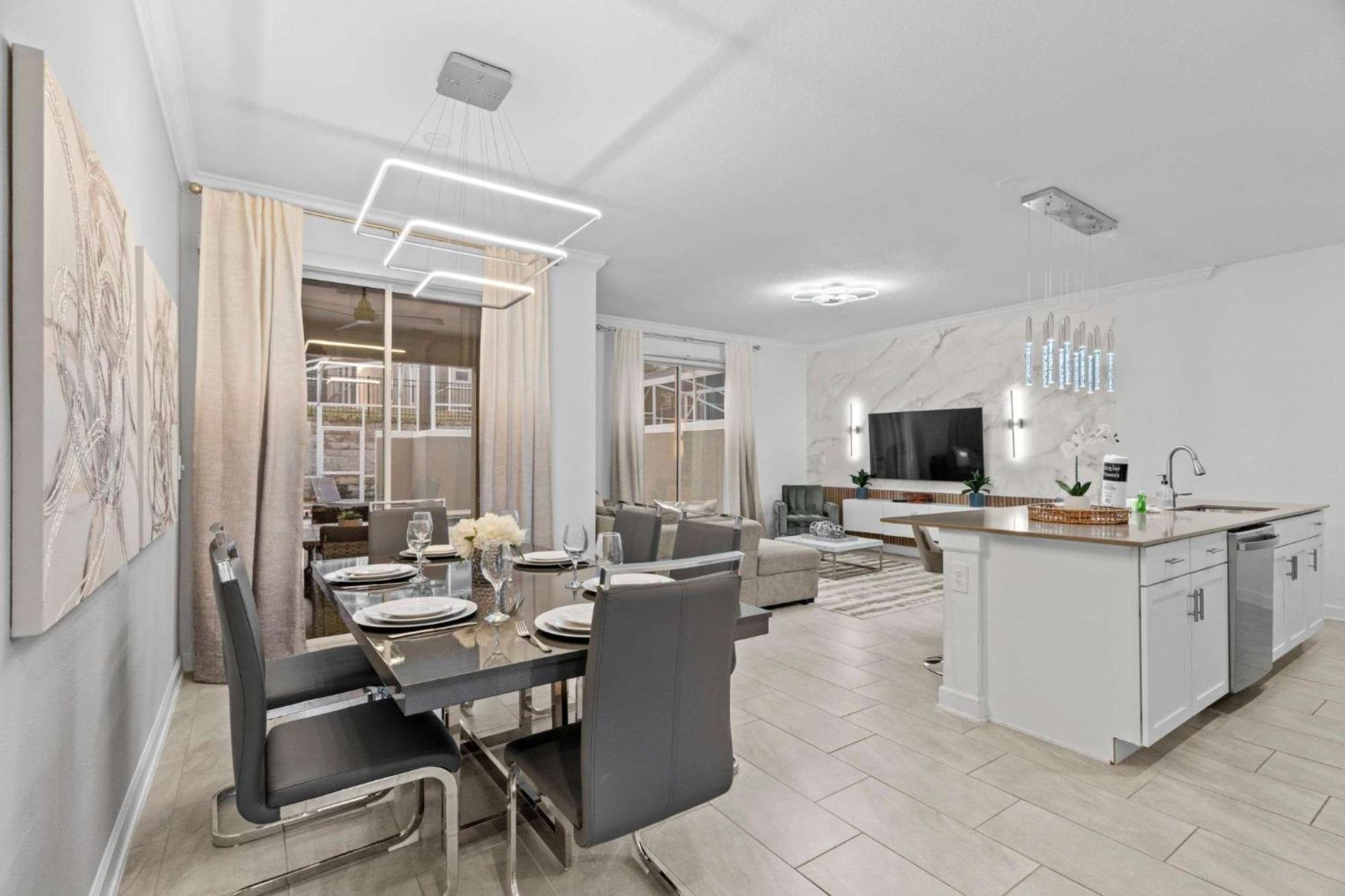 Special 4Bedroom Th W-Private Pool Next To Disney Kissimmee Luaran gambar