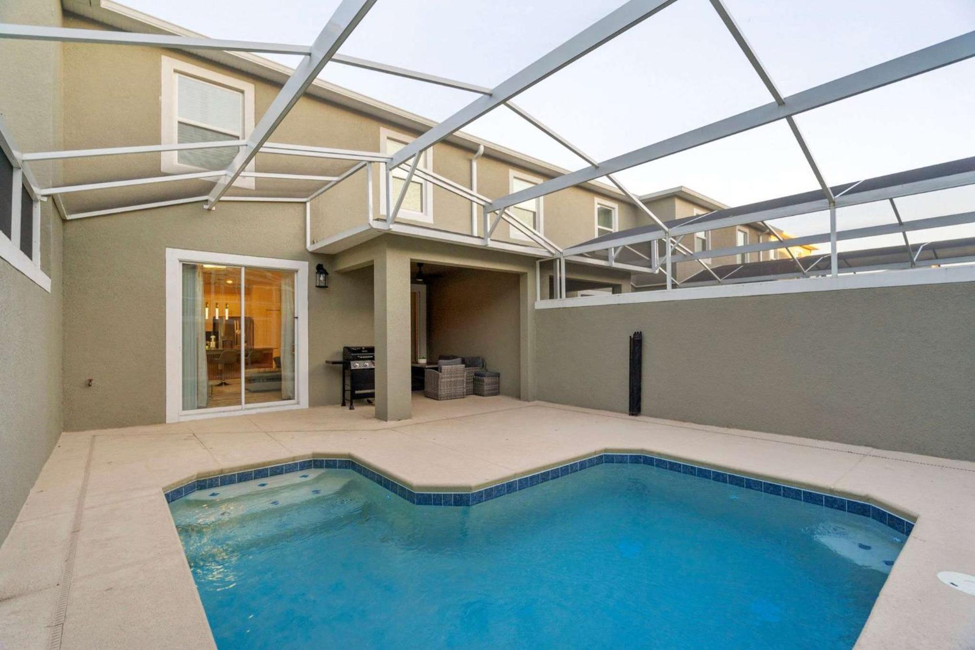 Special 4Bedroom Th W-Private Pool Next To Disney Kissimmee Luaran gambar